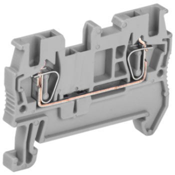 IEK Клемма пружинная КПИ 2в-1,5 17,5А серая - YZN11-001-K03